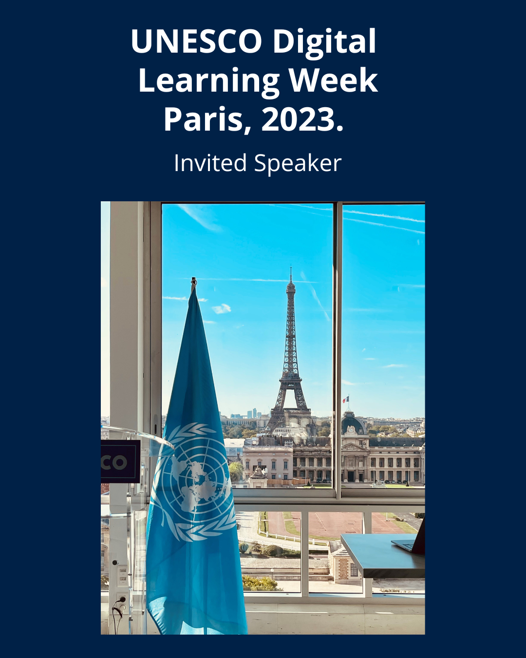 unesco digital learning week invited speaker 2023